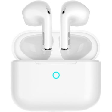 Wireless Earbuds Bluetooth V5.3 Headphones 48H Playback Deep Bass Stereo Ear Buds with LED Power Display Charging Case IPX7 Waterproof Earphones with Mic Headset for Laptop Pad Android/iOS Phones