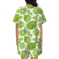 thumbnail image 6 of Sigee Green Various Lemons for Sleepwear Casual Pjs with Pockets Women's Pajamas Sets Shorts 2 Piece Short Sleeve Lounge Sets 4X-Large, 6 of 9