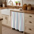 thumbnail image 3 of Colorful Striped Cabinet Curtains 35"W x 35"L, Rainbow Color Stripes Sink Skirt for Bathroom Vanity Kitchen Self Adhesive, Dust-Proof Privacy Curtain for Shelves Closet Laundry Room Pantry, 3 of 9