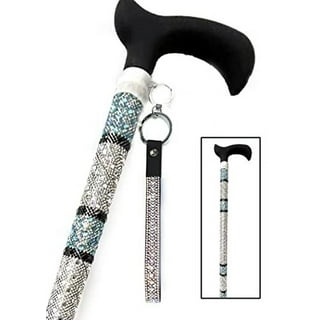 Sparkly rhinestone bling walking stick by Glamsticks, with