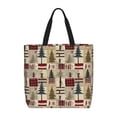 thumbnail image 1 of Easygdp Rustic Plaid Forest Lodge Bolsa Tote para Mujer, Bolso de Hombro para Trabajo, Playa, Viajes, Compras y Supermercado, 1 of 7