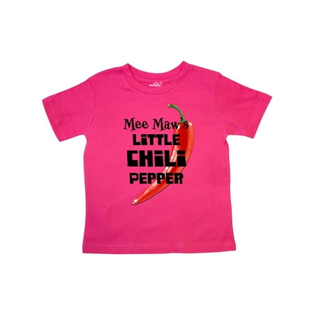 

Inktastic Mee Maw s Little Chili Pepper Gift Toddler Boy or Toddler Girl T-Shirt