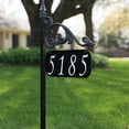 thumbnail image 2 of Address America USA Handcrafted Annandale Double-Sided Reflective Address Sign - 30" Pole, 2 of 8