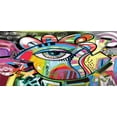 thumbnail image 4 of Contemporary Piggy Bank, Lively Colored Hand Drawn Style Art Abstract Composition with an Eye Motif, Ceramic Coin Bank Money Box for Cash Saving, 3.6" X 3.2", Multicolor, by Ambesonne, 4 of 4