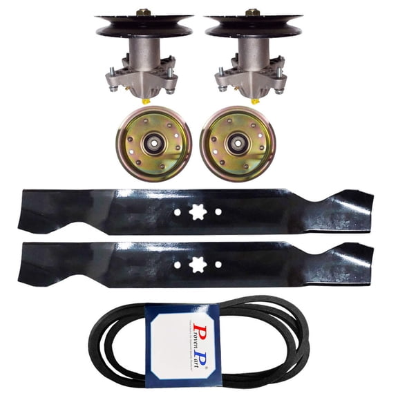 Proven Part Deck Kit Spindles Blades Pulleys Belt 918-04456 918-04461 753-08171