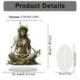 thumbnail image 3 of Tree Man Fairy Garden Stakes, 2D Acrylic Tree Man Fairy Earth Goddess Statue Whimsical Garden Stakes Decor, Bohemian Goddess Statue, Ground Insert Flower Pot Decoration for Yard Lawn F, 3 of 6