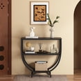 thumbnail image 4 of Mesa consola GILLAS industrial de 3 niveles, 76 cm de alto, 4 of 7