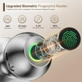 thumbnail image 4 of Cikuci Smart Door Lock, Fingerprint Door Lock Knob with App Control, Suitable for Home, Cloakroom, Offices, Hotels (K10), 4 of 8