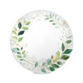 thumbnail image 2 of 15.4" Round Placemat Set of 1 Polyester Fabric Place Mats Non-Slip Dining Kitchen Table Mats for Kitchen Party Decor Watercolor Green Leaves Wreath, 2 of 5