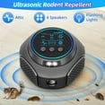 thumbnail image 2 of 2026 Mice Rat Rodent Repelent Plug in, Ultrasonic Mouse Squirrel Spider Deterrent Device for Fleas, Bat, Rat, Roach, Pest Control Indoo for House, Kitchen, Warehouse, Basement, Garage, Office, 2 of 9