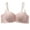Beige-A, variant on Women's Lightly Padded Balconette Bra T-shirt Supportive Underwire Plus Size Red