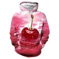 thumbnail image 3 of Sudadera con capucha con gráfico de frutas para hombres y mujeres, sudadera con estampado 3D de comida deliciosa, sudaderas casuales de manga larga, tops de gran tamaño, jerséis, 3 of 4
