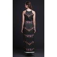 thumbnail image 3 of Bimba Tie-Dye Women Sleeveless Crew Neck Halter Gown With Side Slits Maxi Dress-X-Large, 3 of 6