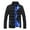 K-Blue, variant on 2025 Men's Parkas Men Autumn and Winter Men's Jackets for Winter Solid Zipper Hooded Loose Jacket Plus Size Outdoor Cotton Coat Top Men's Winter