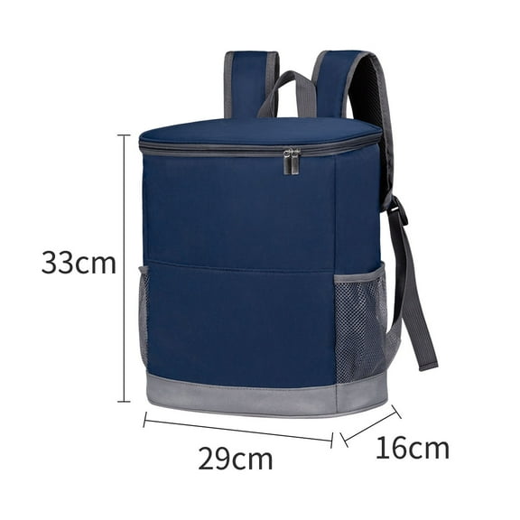 Insulated Cooler Backpack - Leakproof 30 Cans Waterproof Soft Cooler Bag For Beach, Camping & Travel, Lightweight Lunch Bag With 12H Hot/Cold Retention For Men & Women- royal blue