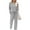 Set-323Gray, variant on LEWKW Women's Long Sleeve Lounge Sets Crewneck Pullover with Pocket & Drawstring Wide Leg Pants Casual Soft Sleepwear Comfy Pajamas 2 Piece Outfits