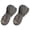 Grey, variant on comerut 1 Pair Ski Gloves Extended Cuff Waterproof Lint Thickened Wrapped Finger Winter Snow Kids Warm Gloves for Autumn