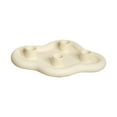 thumbnail image 2 of GROWTH TANK Ceramic Candlestick Candles Stand Table Centerpiece Taper Candle Holder Tray Beige, 2 of 9