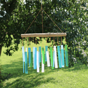 Blue Handworks Glass Seaglass Wind Chime