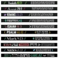 thumbnail image 5 of Bible Verse Bracelets, Charm Silicone Bracelet Wristbands Religious Inspirational Christian Gifts Rubber Scripture Bracelet for Men Women, 5 of 5