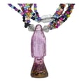 thumbnail image 2 of Collar Mazo Personal Santa Muerte Rosa Curado, 2 of 3
