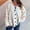 White, variant on Uaswgudfs ​Women's V-Neck Sweater: Autumn/Winter Knit with Large Buttons & Flap Pockets