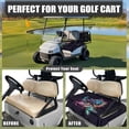 thumbnail image 4 of Whosucclay Galaxy Iridescent Sea Turtle Fold Design Golf Cart Seat Cover Anti-Slip for EZGO Club Car Yamaha Icon, Anti-Fade Golf Cart Seat Towel Blanket, 4 of 7