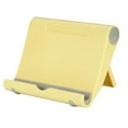 thumbnail image 1 of Cateissary Soporte de teléfono plegable de Color caramelo, soporte Universal ajustable para tableta de escritorio, soporte para portátil, soporte de viaje Teléfono y Comunicación amarillo, 1 of 3