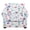 Watercolor Floral Decoration, variant on Chririnla 2-Piece Sofa Cover for Living Room, Solid Black Pattern Couch Shield Soft Separate Cushion Cover for Pet