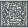 thumbnail image 1 of Safavieh Courtyard Navy Indoor Outdoor Rug - Square 6'7", 1 of 4