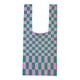 thumbnail image 2 of 2x de hombro tejido suave para mujer s de mano para niñas Negro + Rosa, 2 of 9