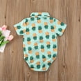 thumbnail image 4 of Aunavey Newborn Boy Clothes Gentleman Outfits One Piece Infant Baby Flamingo Romper Bowtie, 4 of 6