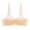 Khaki, variant on Kureaily Women's Comfortable Non Steel Ring Gathering And Adjusting Honeycomb Breathable Thin Bra Comfort Push Up Bras