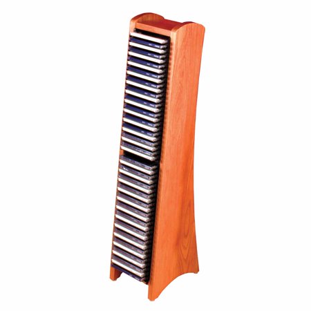 System 3 Modular Media - Wood Media Organizer/CD Tower - Light Oak Finish - Modular - 50 CDs