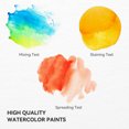 thumbnail image 3 of MEI LIANG Watercolor Paint Set, 36 Colors Professional Watercolor Tubes for Artists, Students, 3 of 8