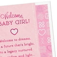 thumbnail image 4 of Hallmark Mahogany New Baby Card for Girl (Welcome to Dreams, to Love, to Life!), 4 of 6