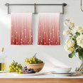 thumbnail image 3 of Retro Flower Kitchen Towels Set of 1, Geometric Stripes Gradient Tree Leaf Absorbent Dish Towels for Kitchen, Microfiber Hand Towel, Quick Drying Tea Towel for Cleaning Decorative Dishcloths, 3 of 7