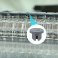 thumbnail image 4 of Tapones de goma de 13 mm/0.5" para viales Uxcell, 100 piezas, tapón de botella de goma butílica de tres patas para vial de vidrio, gris, 4 of 5