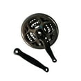 funtasica Bike Crankset for Mountain Bike Gears 42/32/24T Chainrings