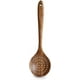 thumbnail image 1 of Zhuge Utensilios de cocina de teca, colador, cucharón, espumadera, utensilios de cocina, pala para sumergir arroz grande de madera con mango largo (11 x 3,15 pulgadas), 1 of 5