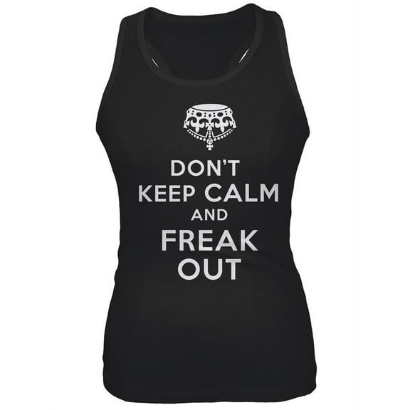 Don't Keep Calm and Freak Out Juniors Tank Top - Medium
