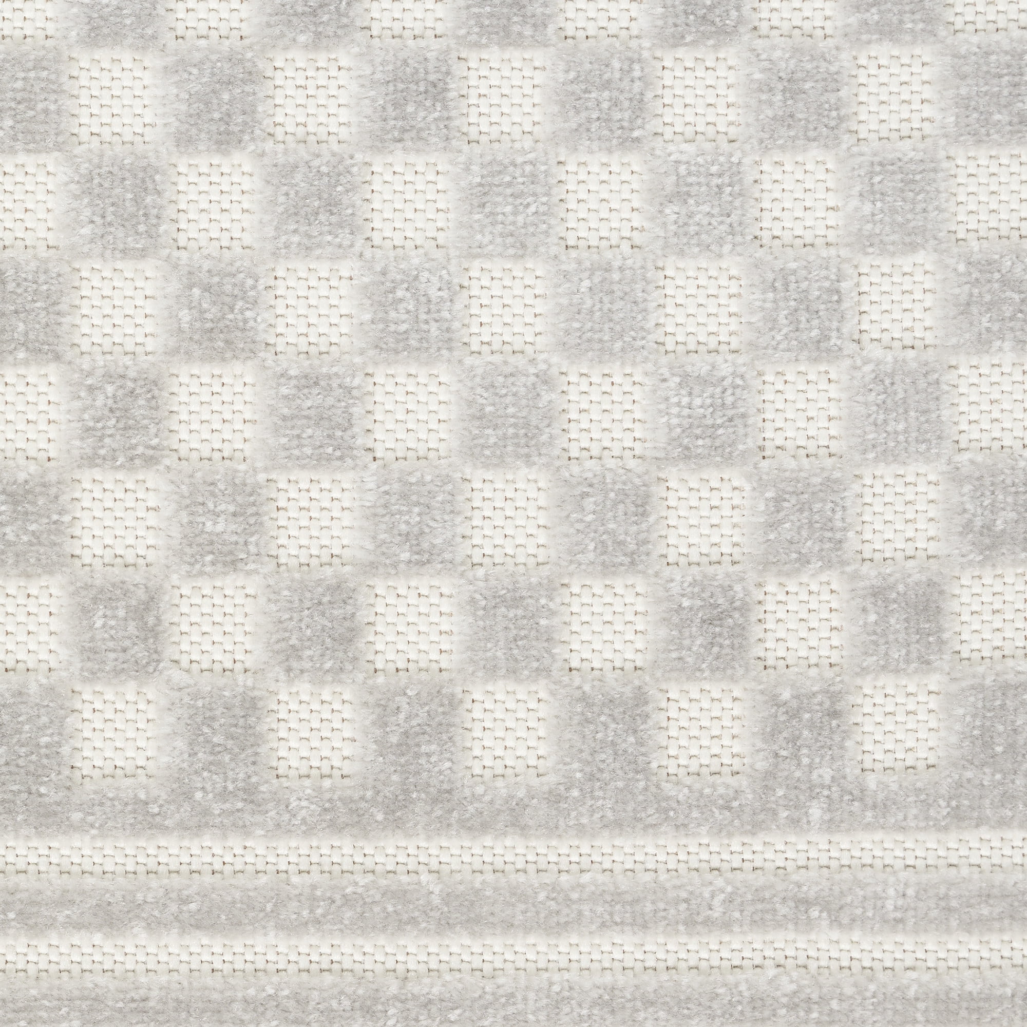 Nourison Casual 2' x 6' Light Grey Modern Indoor Rug