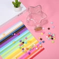 thumbnail image 7 of FRCOLOR Assorted Color Origami Star Folding Paper with Glass Bottle for Home Decor, 7 of 7