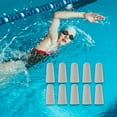 thumbnail image 3 of Unique Bargains 5 Pair Swimming Ear Plugs Chalk Head Shape Waterproof Ear Protection Gray, 3 of 5