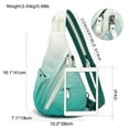 thumbnail image 3 of KL928 Canvas Sling Bag for Women Sling Backpack Crossbody Shoulder Bag for Men Small Backpack, 3 of 6