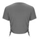 thumbnail image 5 of Tops de Trabajo de las Mujeres, Nueva Camiseta Casual de Cuello Redondo de Manga Corta con Cordón de Color Sólido para Diario Y Viajes, 5 of 8