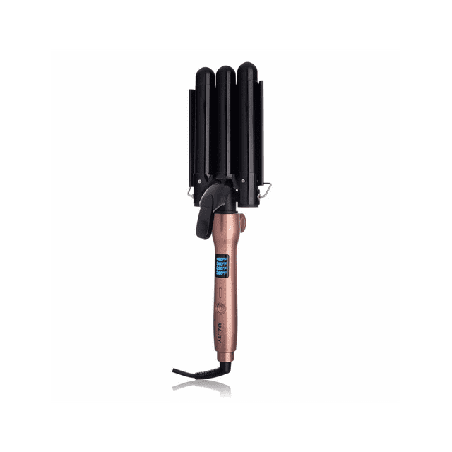 Ondulador digital Cortex Beauty de tres barriles plegable 1 pulgada para ondas naturales