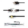 thumbnail image 2 of Digital Fiber to Female Cable with USB Power Cable for TV, Set-Top Box, DVD Blu-Ray and Other Equipment, 2 of 7