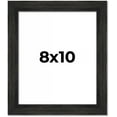 thumbnail image 6 of 8x10 Frame Black Rustic Barnwood Solid Wood Picture Frame | 1.5 Inch Moulding Width | Includes UV, 6 of 8