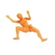 thumbnail image 1 of Figura de escalada en roca,1:64 Modelo coleccionable de escalada en roca,Modelos de trenes Figuras de personas pintadas a mano Escala S,1:64 personas Conjunto de escenas en miniatura Figuras, 1 of 8